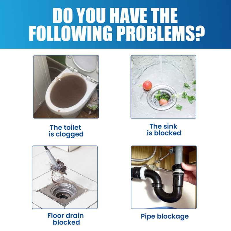 Natural Drain Cleaner Powder for Toilet & Kitchen - Deodorizing Pipe Maintenance - Image 3