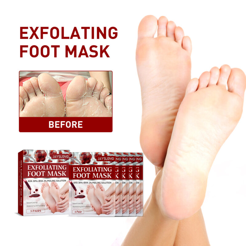Exfoliating Foot Mask for Softening Calluses & Dead Skin Removal - Image 2