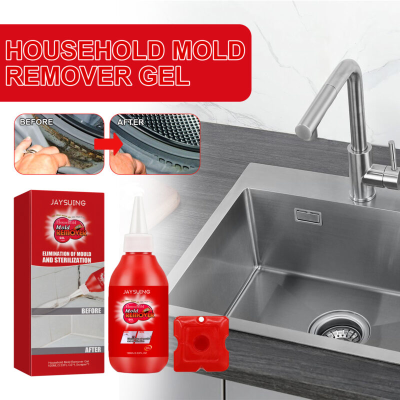 Mildew Removal Gel Cleaner | Kitchen Bathroom Tile Mold Stain Cleaner - Image 2