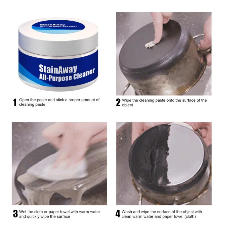 Stain Cream: Rust Remover & Stainless Steel Cookware Cleaner & Polisher - Image 5