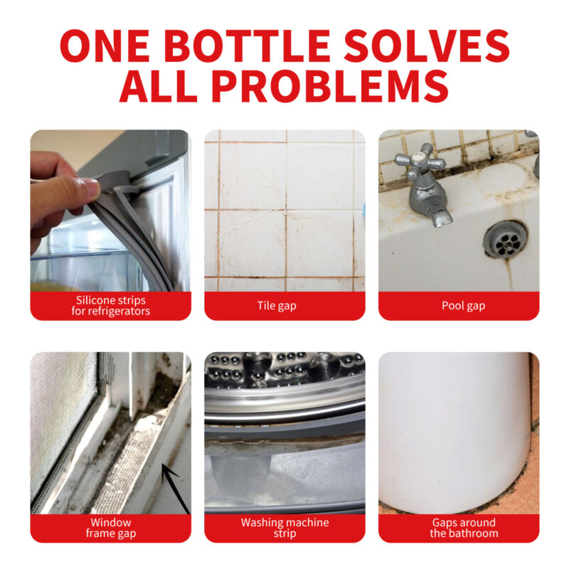 Mildew Remover Gel - Bathroom Tile & Floor Stain Cleaner - Image 3