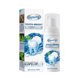 Whitening Foam Toothpaste for Fresh Breath and Tartar Care Travel-Friendly