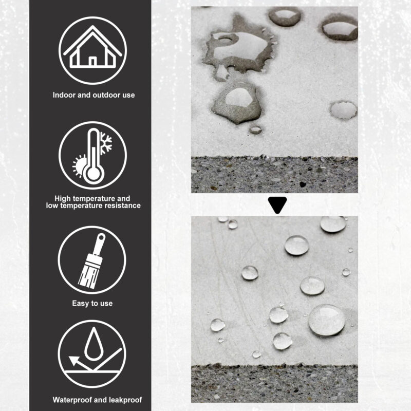 Waterproof Glue for Home Exterior Repair - Roller Brush Sealant - Image 3