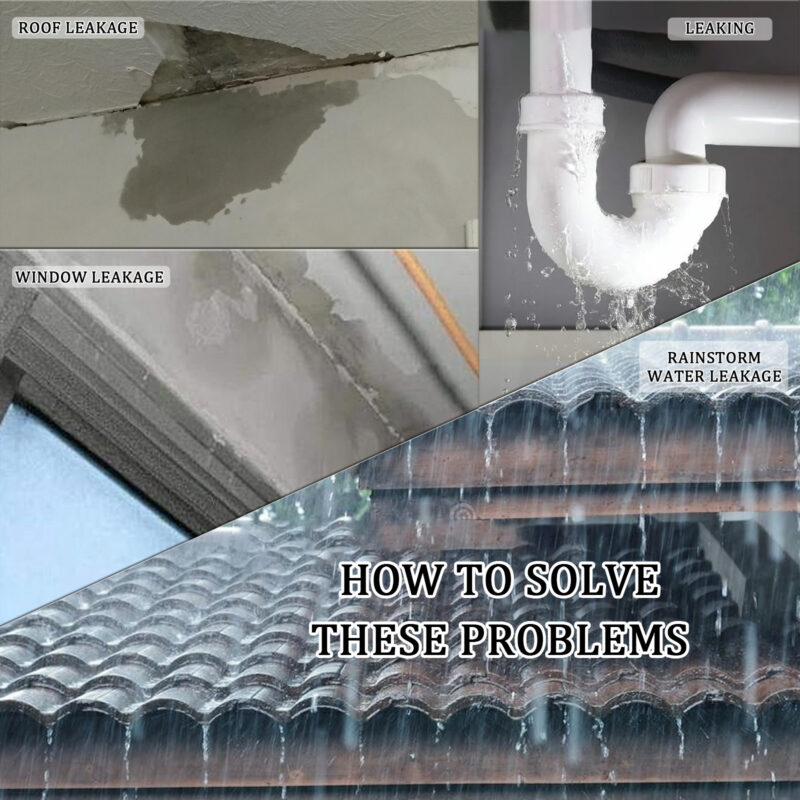 Waterproof Glue for Home Exterior Repair - Roller Brush Sealant - Image 4