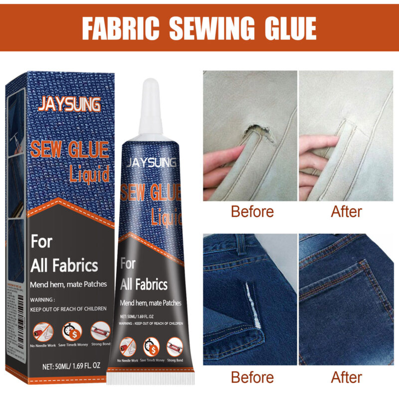 Quick-Bond Fabric Sewing Glue for Sofa, Cushion & Clothing Repairs - Image 3