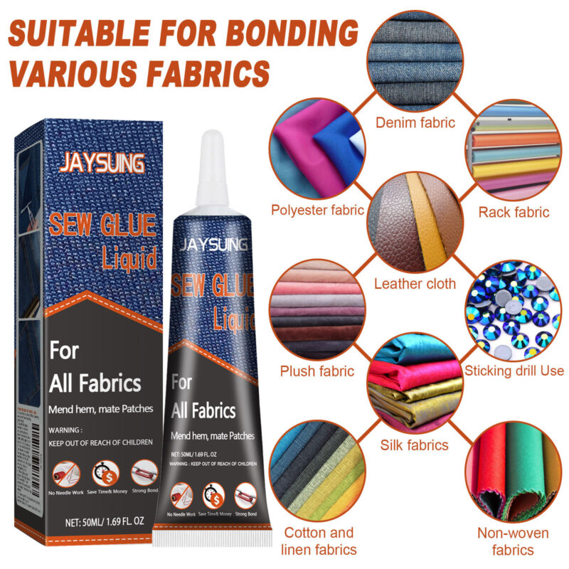Quick-Bond Fabric Sewing Glue for Sofa, Cushion & Clothing Repairs - Image 5