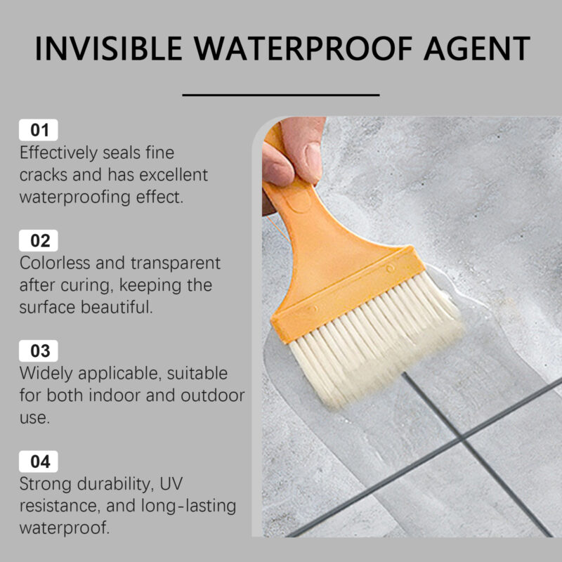 Clear Waterproof Adhesive (30ml) - Bathroom Tile & Roof Leak Repair Sealant - Image 4
