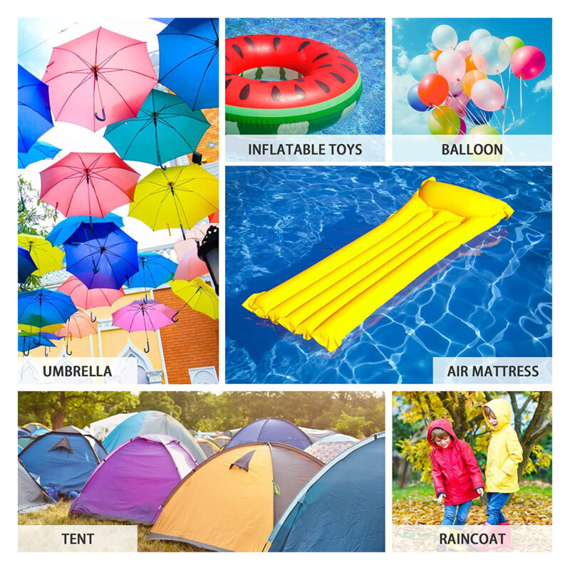 10pcs PET Self-Adhesive Waterproof Repair Tape for Air Beds & Inflatable Gear - Image 4