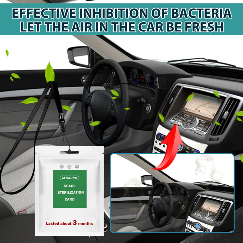 Portable Air Purification Card with Lanyard for Fresh Air Anywhere - Image 2