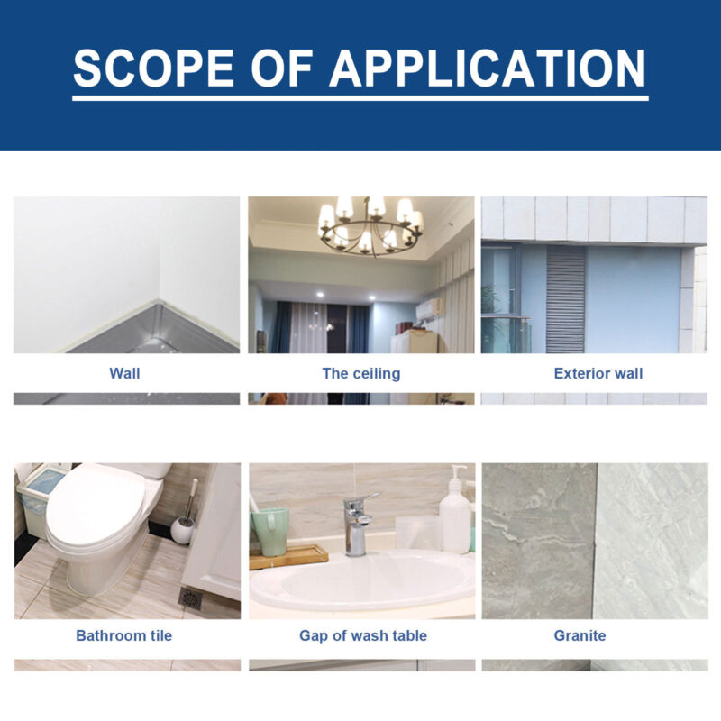 Mildew Removal Gel for Bathroom & Kitchen Surfaces, White Wall Stains - Image 3