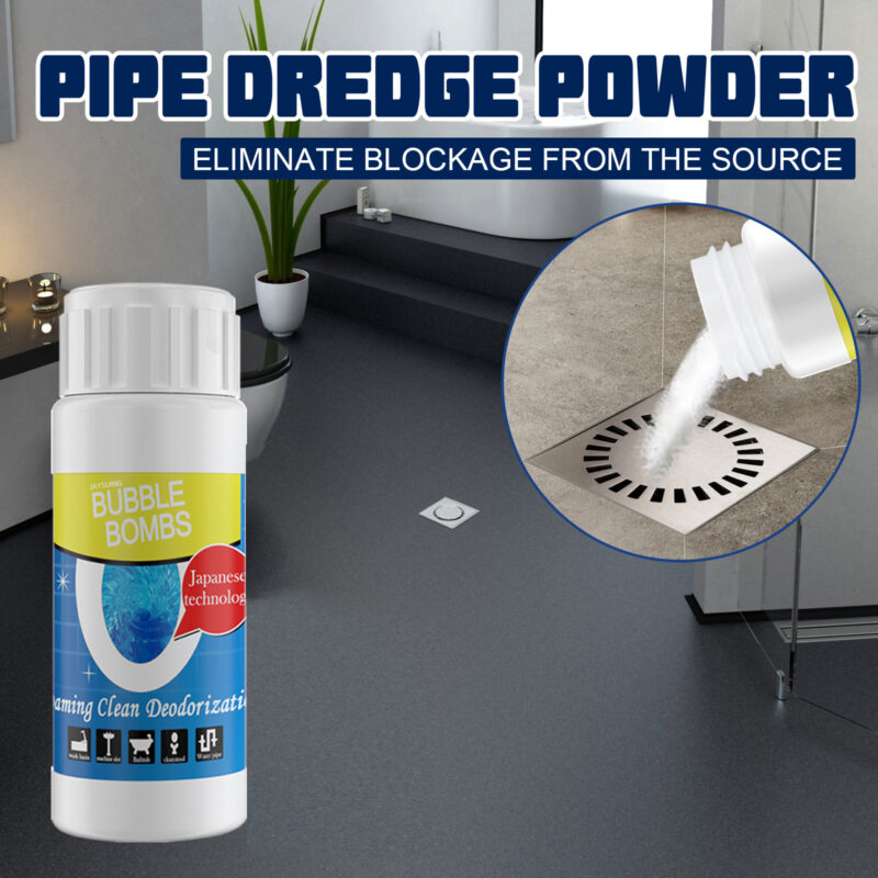 Pipe Drain Cleaner Powder: Kitchen & Bathroom Unclogger, Deodorizer - Image 2