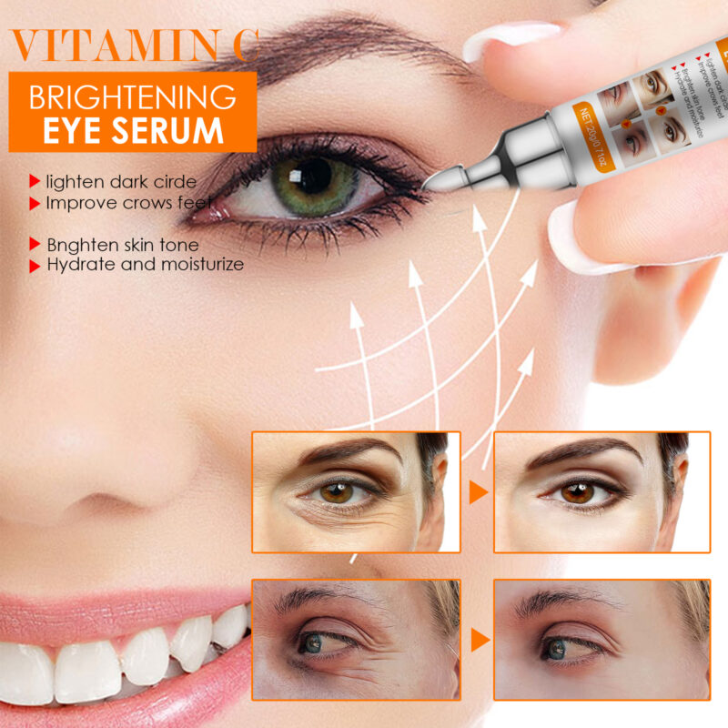 Vitamin C Firming Eye Cream for Dark Circles, Puffiness & Hydration - Image 4