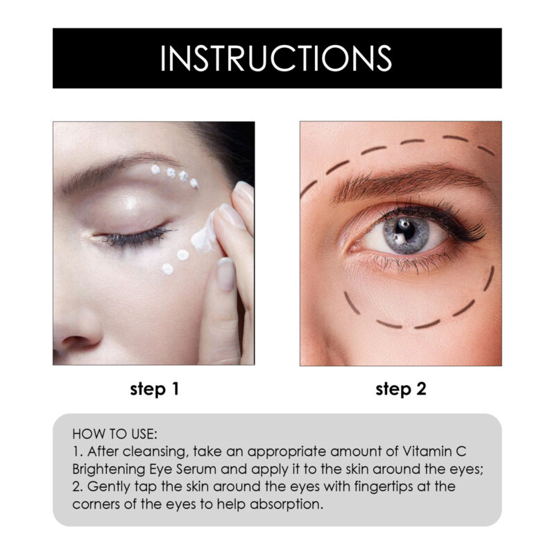 Vitamin C Firming Eye Cream for Dark Circles, Puffiness & Hydration - Image 6