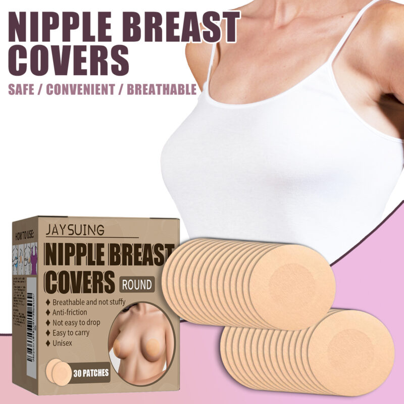 Disposable Breast Stickers: Breathable Invisible Nipple Covers - Image 2