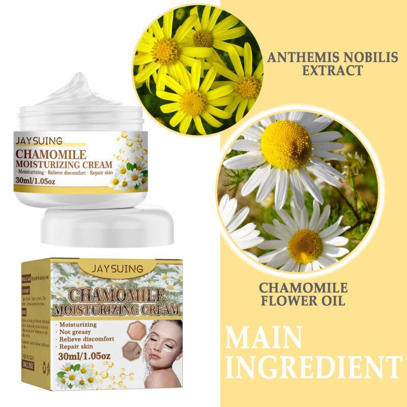 Chamomile Moisturizing Cream - Hydrating Soothing Facial Cream - Image 5