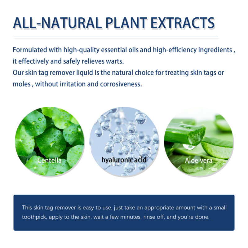 Wart & Skin Tag Removal Kit with Natural Plant-Based Lotion - Image 5