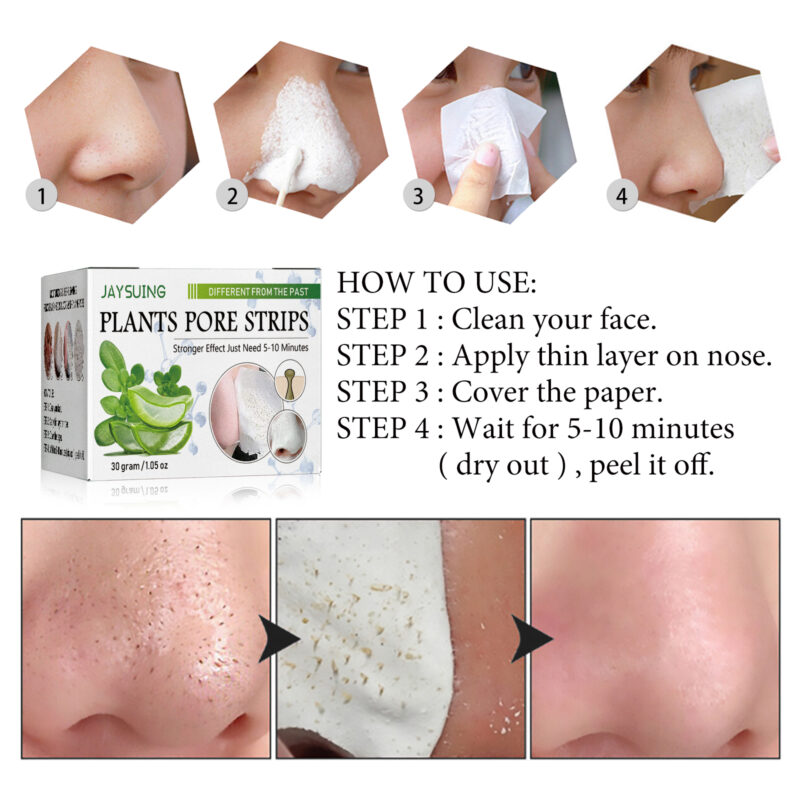 Blackhead Nose Mask with Natural Ingredients - Deep Cleaning & Pore Care - Image 6