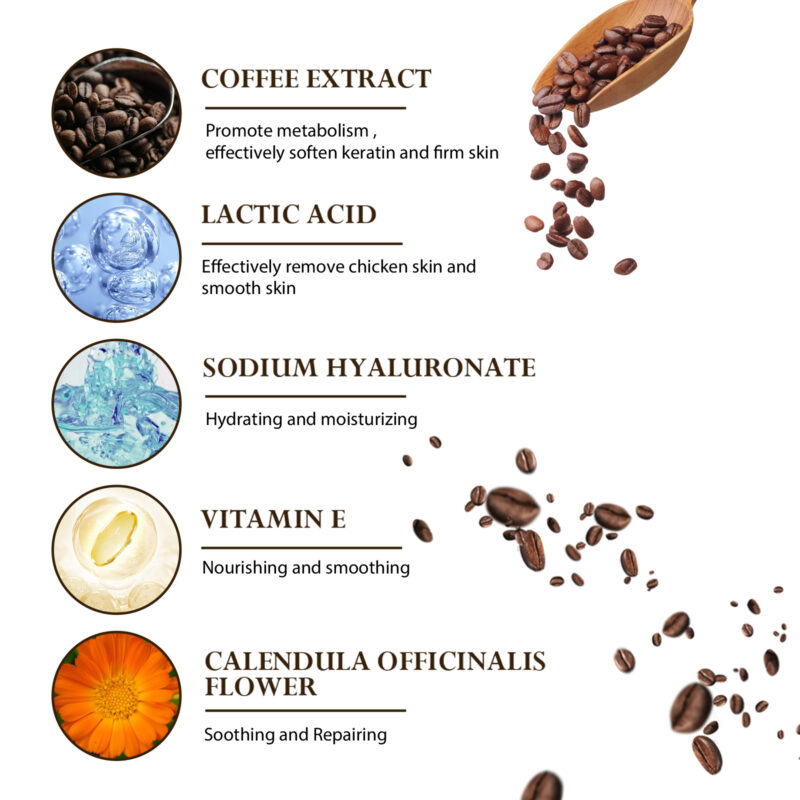 Coffee Body Scrub - Exfoliating & Brightening for Smooth Skin - Image 5