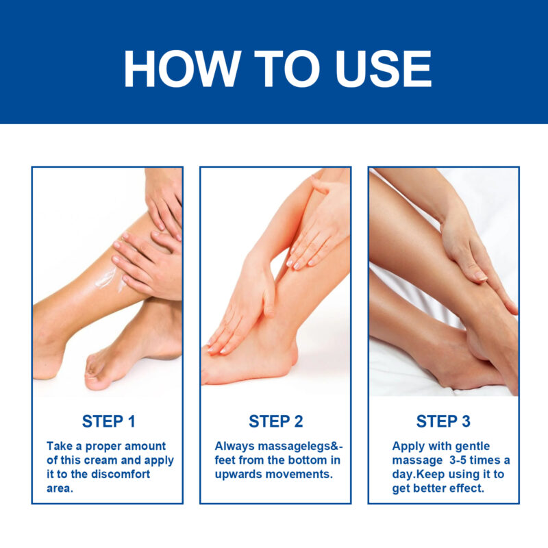 Daily Massage Moisturizing Cream for Leg Care - Soothed Soft Skin - Image 6