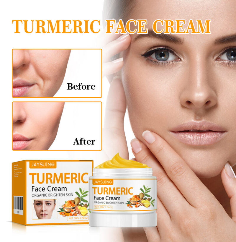 Turmeric Firming Cream for Brightening Skin & Minimizing Wrinkles - Image 2