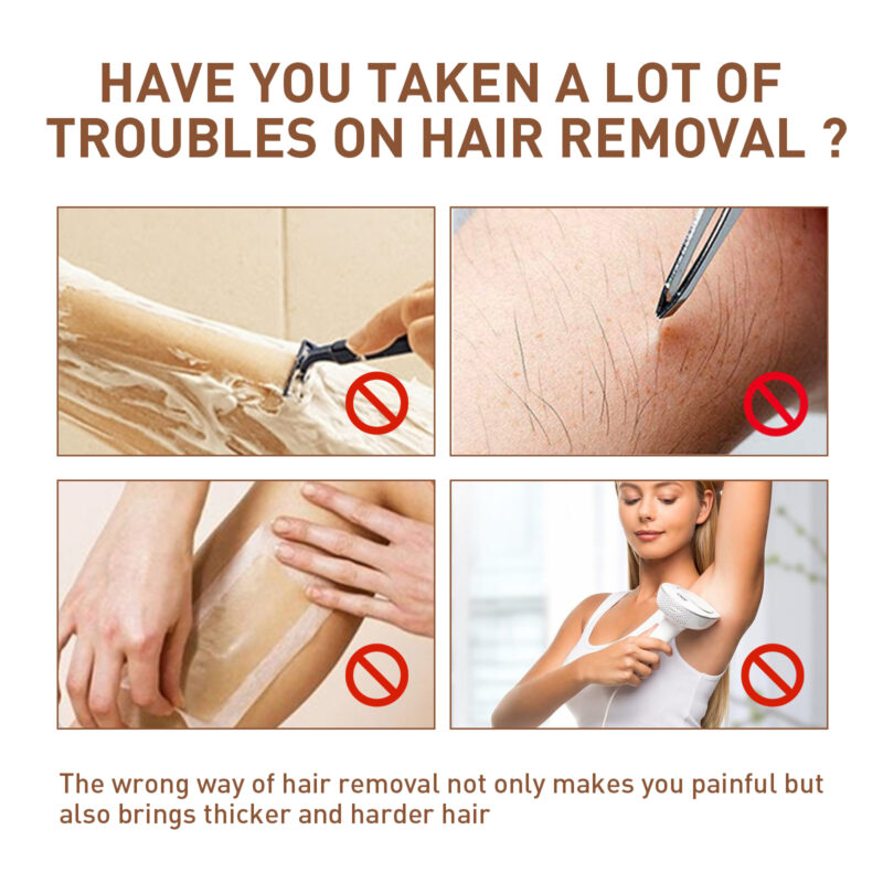 24k Gold Collagen Hair Removal Cream - Gentle Full Body Use - Image 3