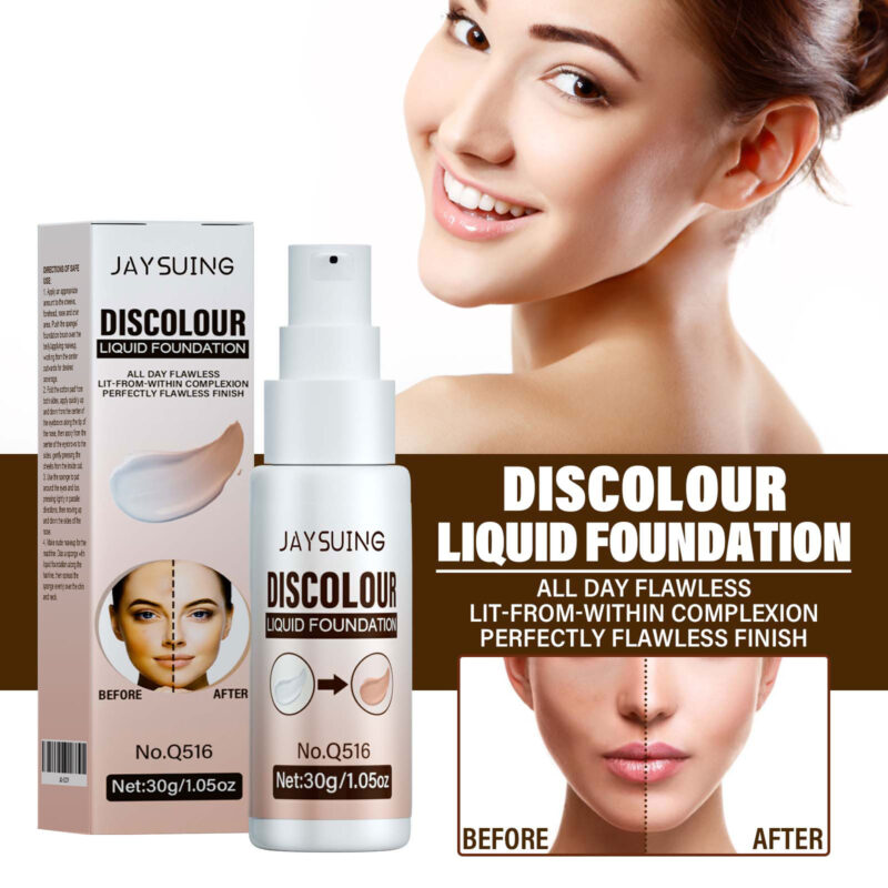 Warm-Up Liquid Foundation - Portable Adaptive Formula for Natural Skin Tone - Image 2
