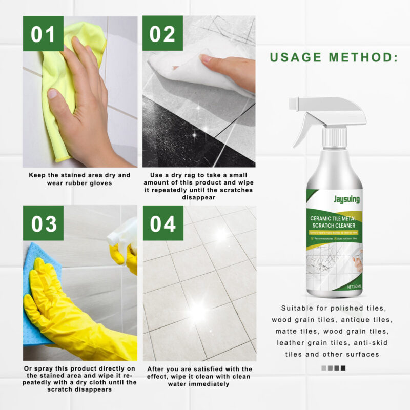 Tile Scratch Cleaner for Kitchen & Bathroom Countertop Repair & Brightening - Image 5