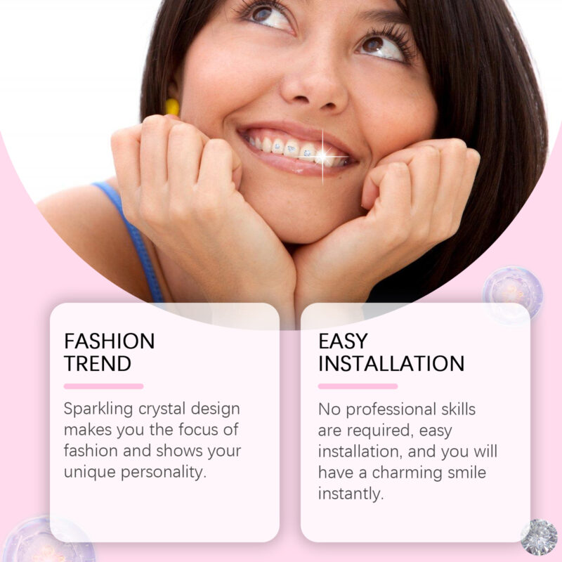 Crystal Dental Jewelry - Sparkle Dental Decoration for Personal Style - Image 4
