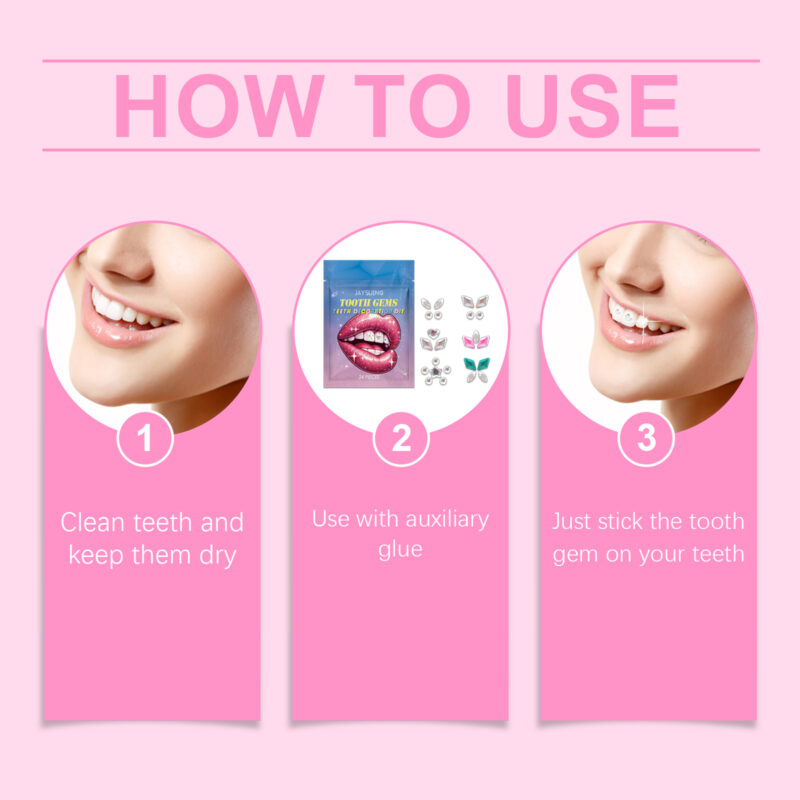 Crystal Dental Jewelry - Sparkle Dental Decoration for Personal Style - Image 6