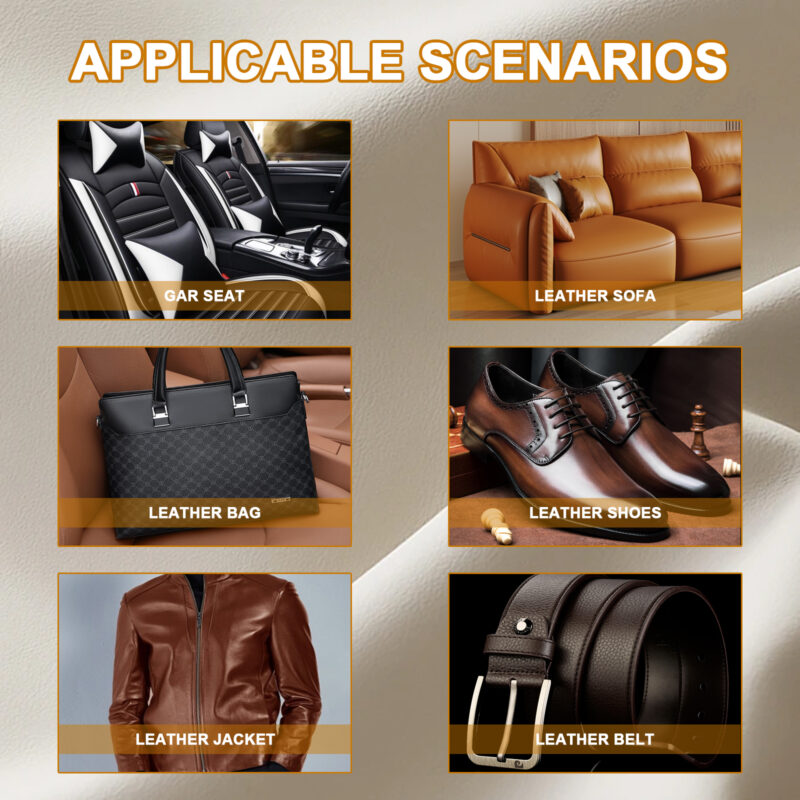 Leather Care Wax - Natural Conditioner for Car Seats, Sofas & Shoes - Image 3