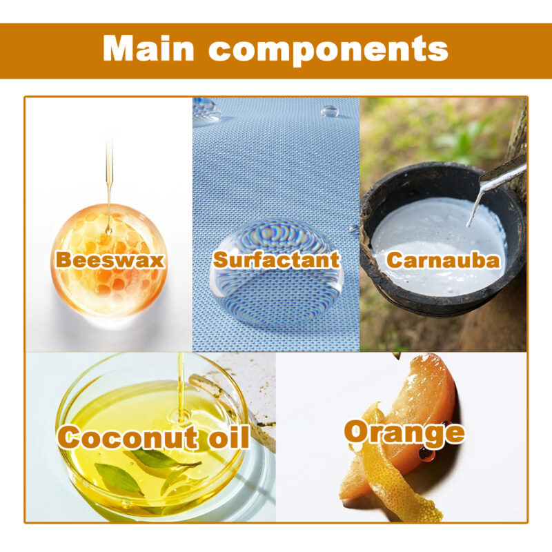 Leather Care Wax - Natural Conditioner for Car Seats, Sofas & Shoes - Image 5