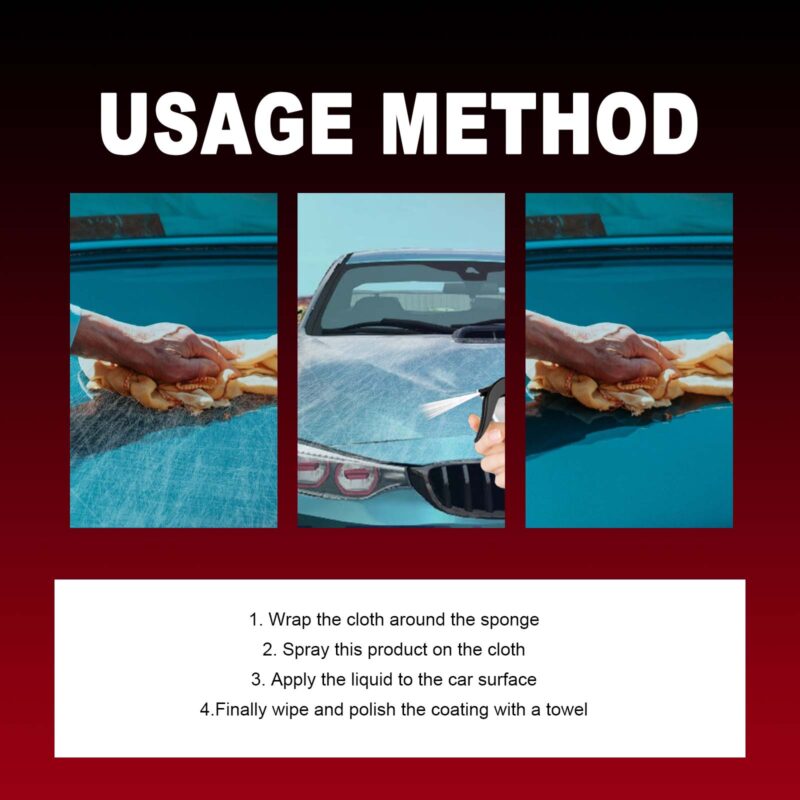 Hydrophobic Car Paint Protection & Shine Spray - Auto Coating Formula - Image 6