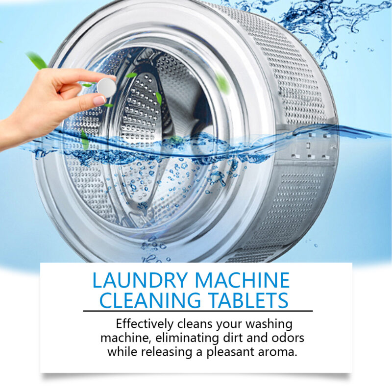 Washing Machine Cleaning Tablets - Effervescent Deep Clean, No Residue - Image 4