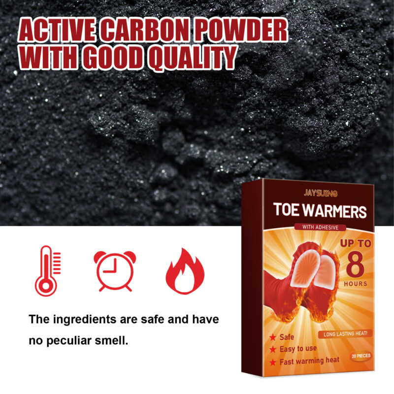 Self-Heating Foot Patches - 10 Pairs, Compact Portable Warmth - Image 5