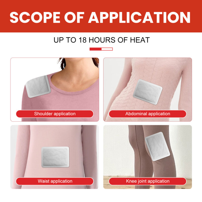 Portable Self-Heating Hand & Body Warmers - Reusable Warm Patches - Image 4