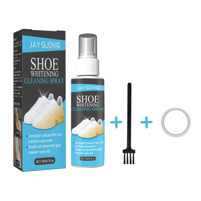 Portable Shoe Brightening Spray - White Stain Remover & Natural Cleaner - Image 2