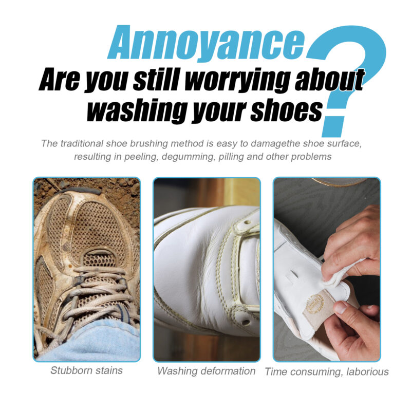 Portable Shoe Brightening Spray - White Stain Remover & Natural Cleaner - Image 3