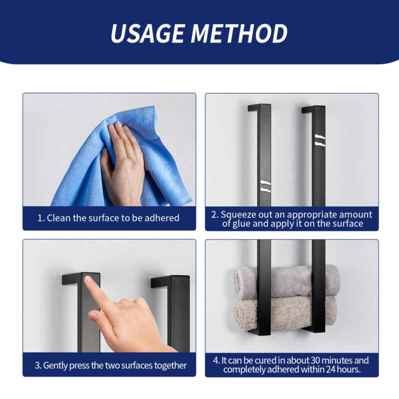 Nail-Free Adhesive for Glass Shelving & Furniture - Strong Hold, Hole-Free Household Solution - Image 6
