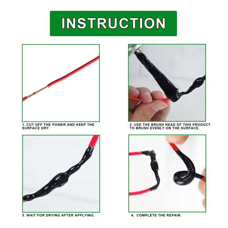 Insulating Adhesive for Electrical Joints - Water-Resistant High-Temp Liquid Tape - Image 6