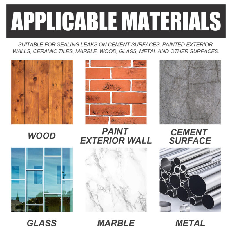 Transparent Waterproof Glue for Bathroom, Kitchen & Plumbing Repairs - Image 3