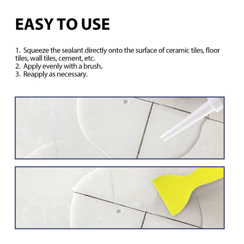 Waterproof Glue for Tile, Roof, Kitchen & Toilet Leak Repair Sealant - Image 6