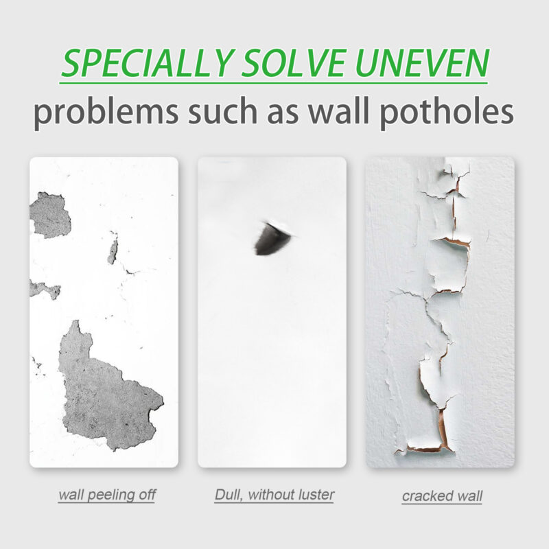 White Wall Repair Paint: Moisture-Proof Roll-On for Stains & Cracks - Image 3