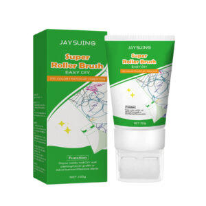 White Wall Repair Paint Moisture Proof Roll On for Stains and Cracks