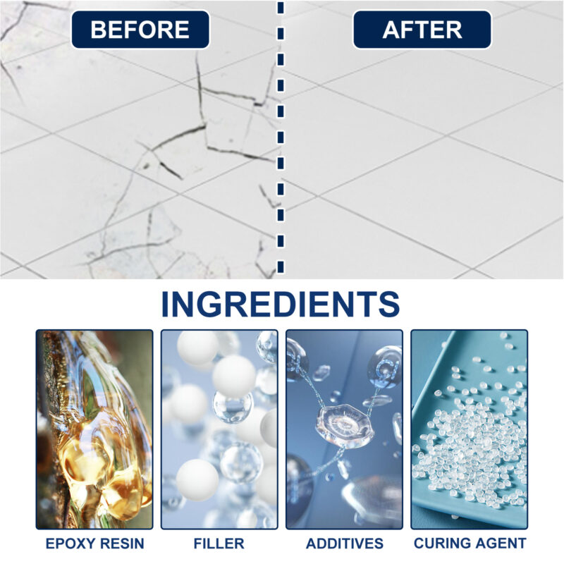 Transparent Repair Glue - Waterproof, High-Temperature Resistant Adhesive for Tiles, Metal, Plastic - Image 5
