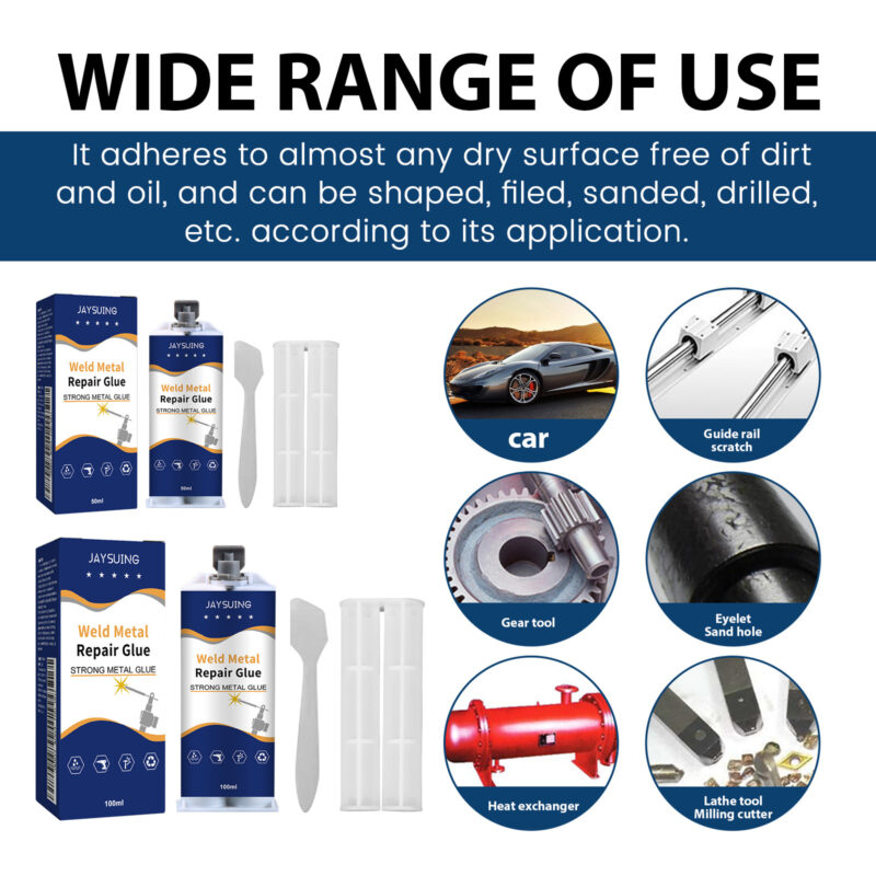 100ml Casting Glue for Metal, Stone, Ceramic, Steel - Waterproof High-Temp Resistant - Image 3