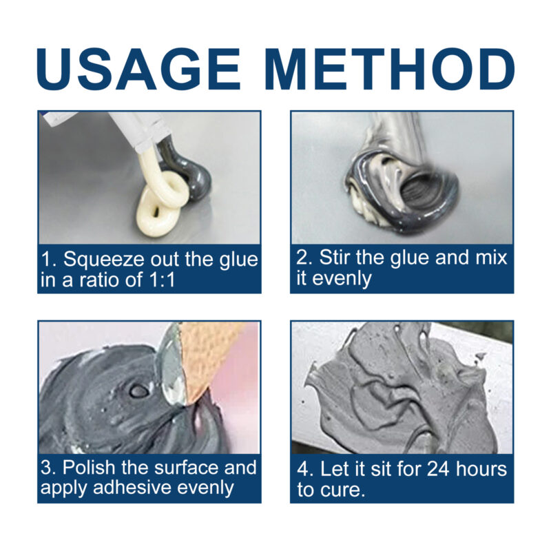 100ml Casting Glue for Metal, Stone, Ceramic, Steel - Waterproof High-Temp Resistant - Image 6