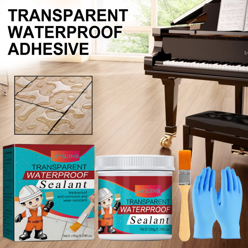 Transparent Waterproof Adhesive for Kitchen Bathroom Wall Roof Leak Repair - Image 2