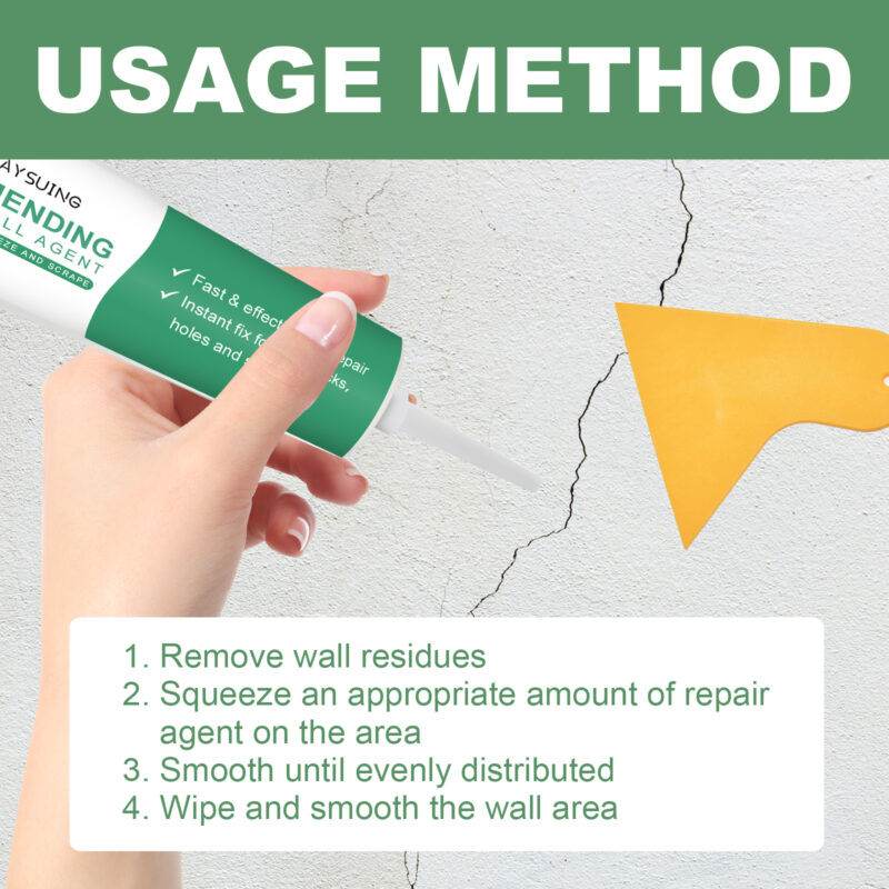 Wall Repair Plaster - Multi-Surface Fast-Drying Seamless Fix - Image 6