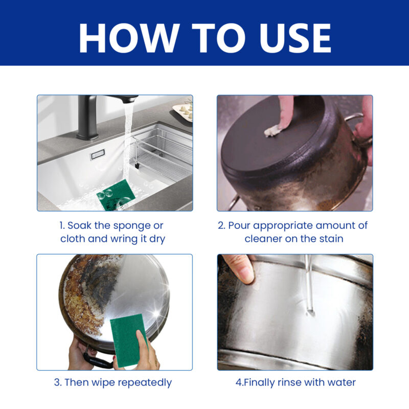 Multi-Purpose Kitchen Cleaner for Oil Stain Removal on Cooktops, Pots & Hoods - Image 5