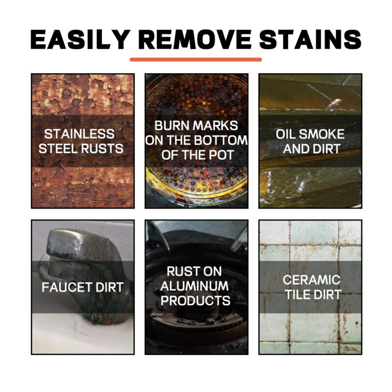 Stainless Steel Cookware Cleaner (200g) - Rust, Dirt & Stain Remover - Image 4